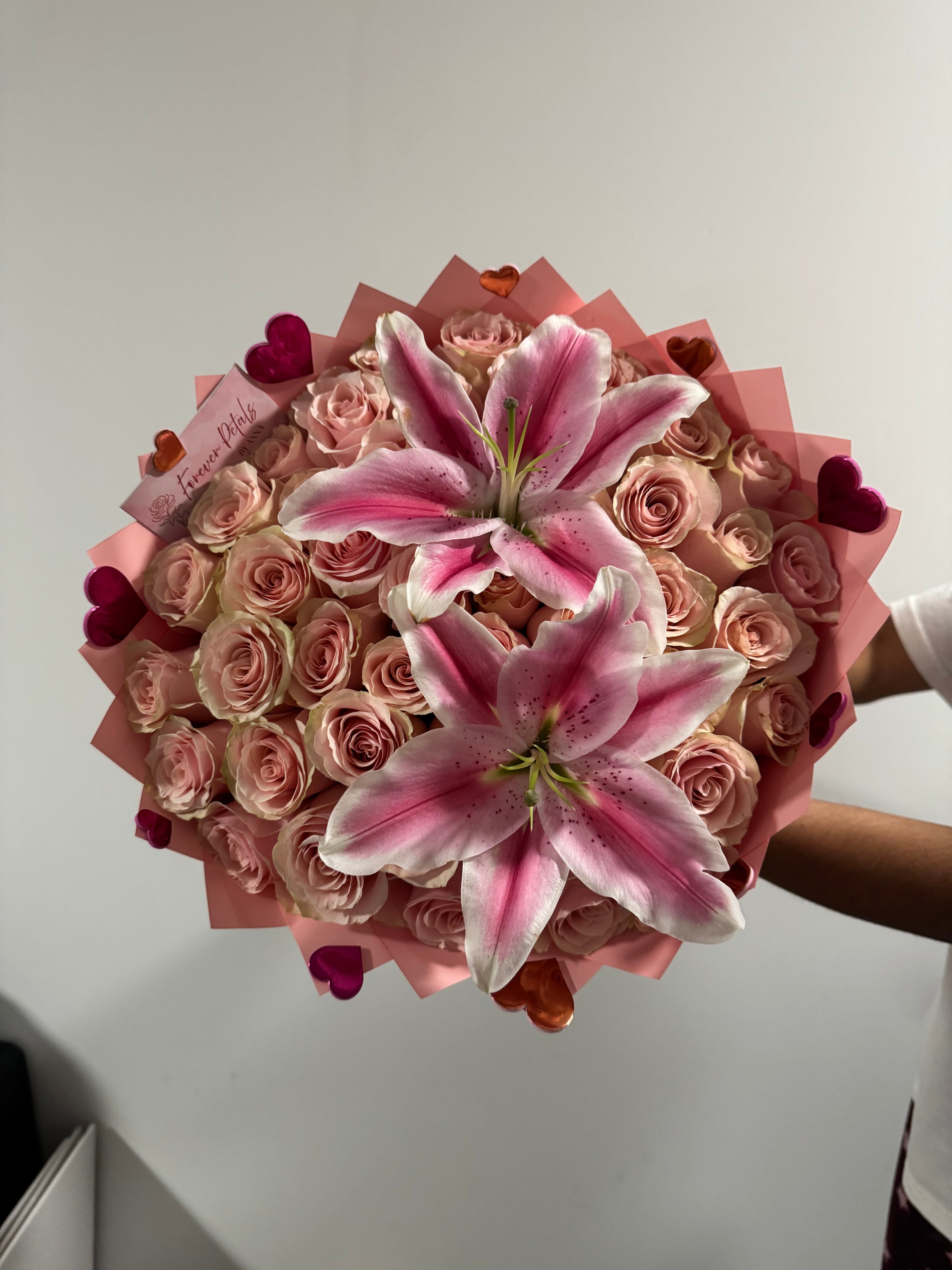 Heart Me Pretty Pink Bouquet