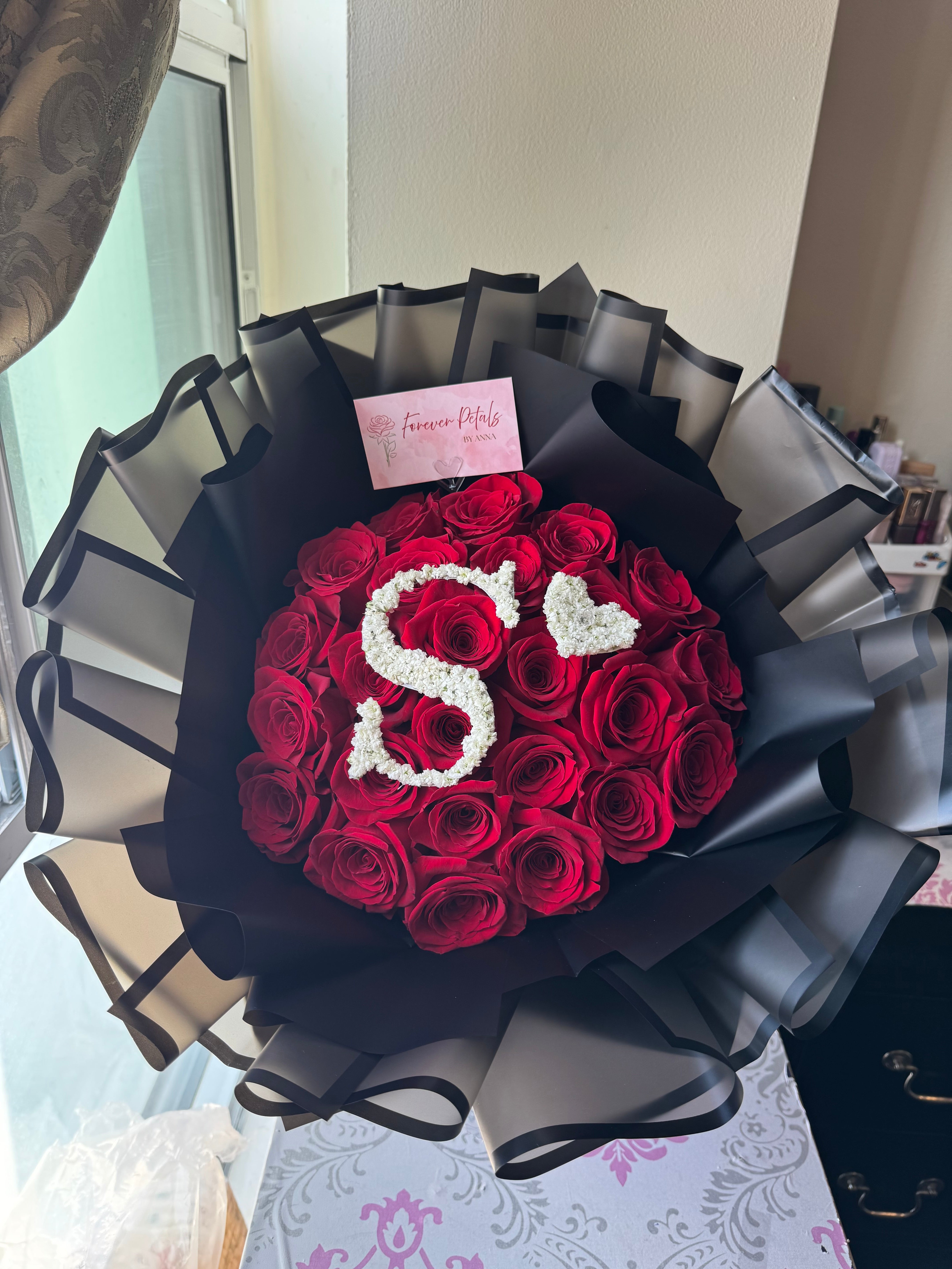 Classic Initial Bouquet 🌹