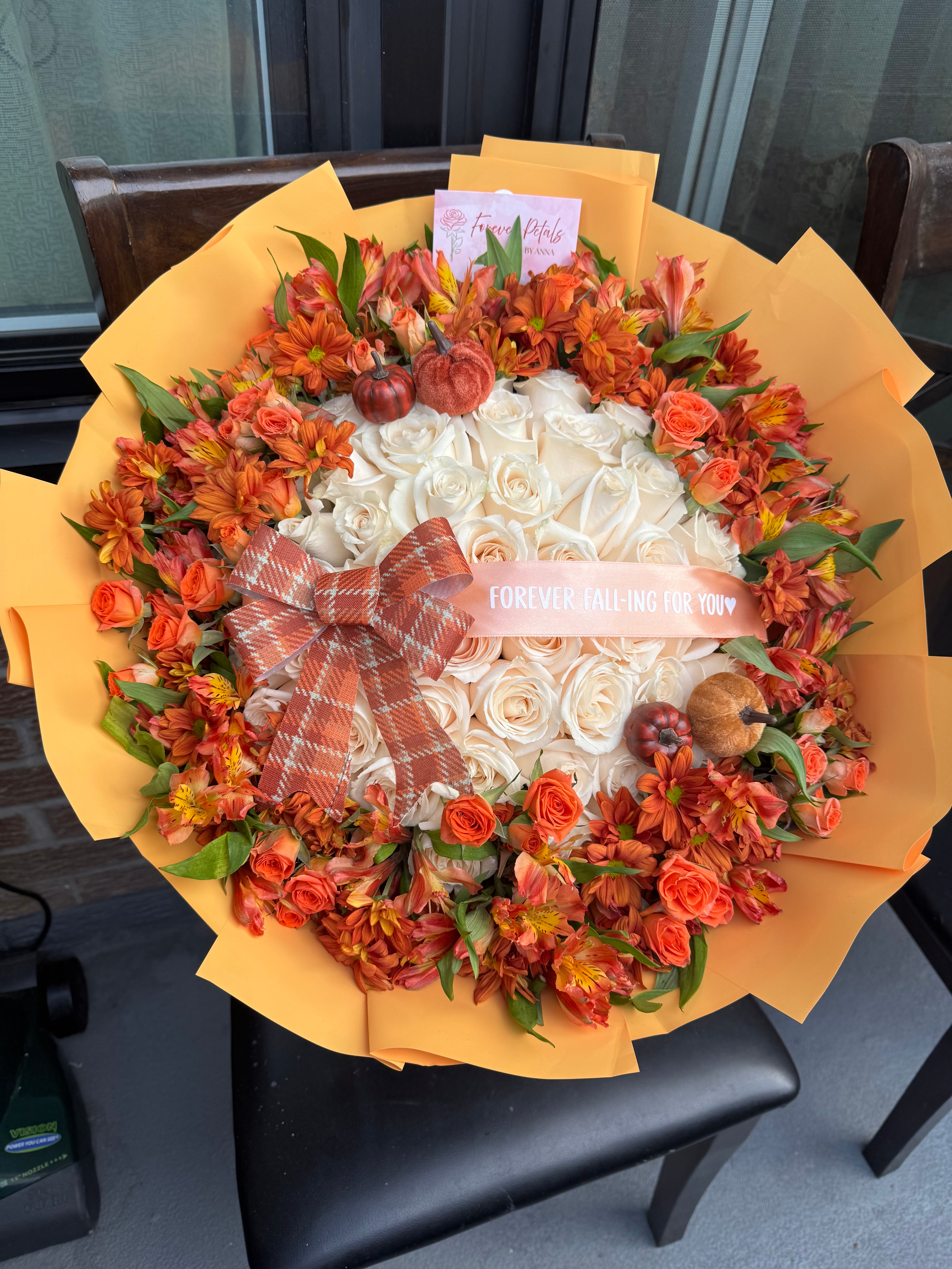 Orange Fall themed Bouquet