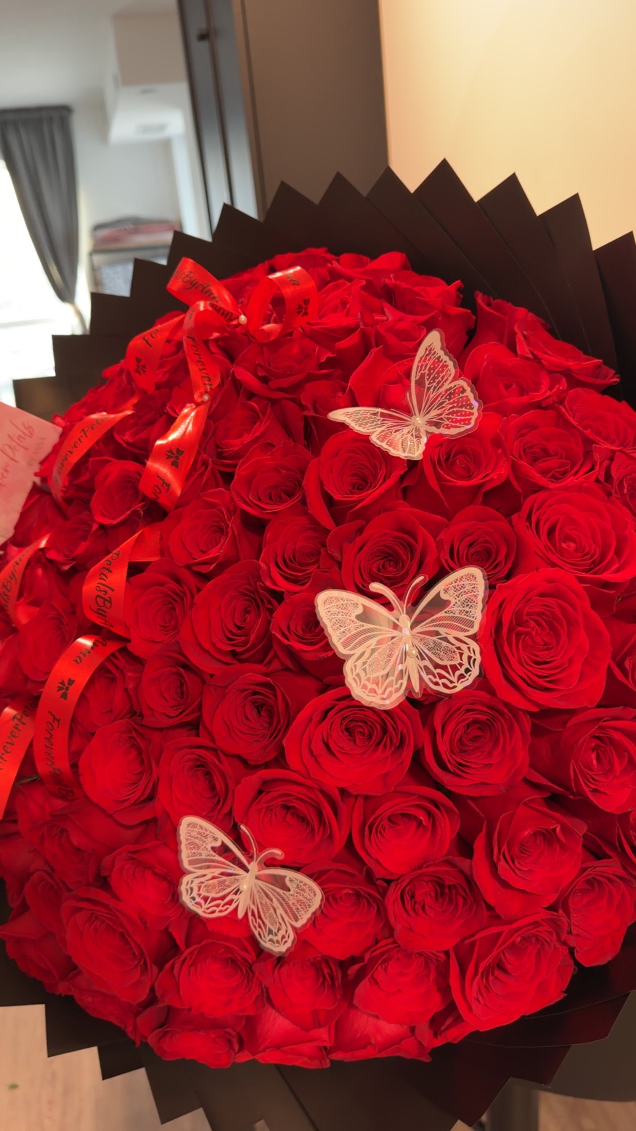 100 Roses For Her Bouquet 🌹