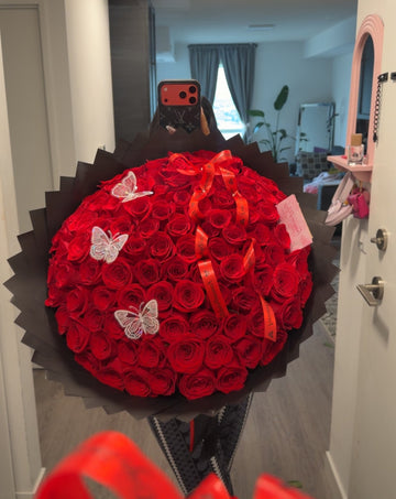 100 Roses For Her Bouquet 🌹