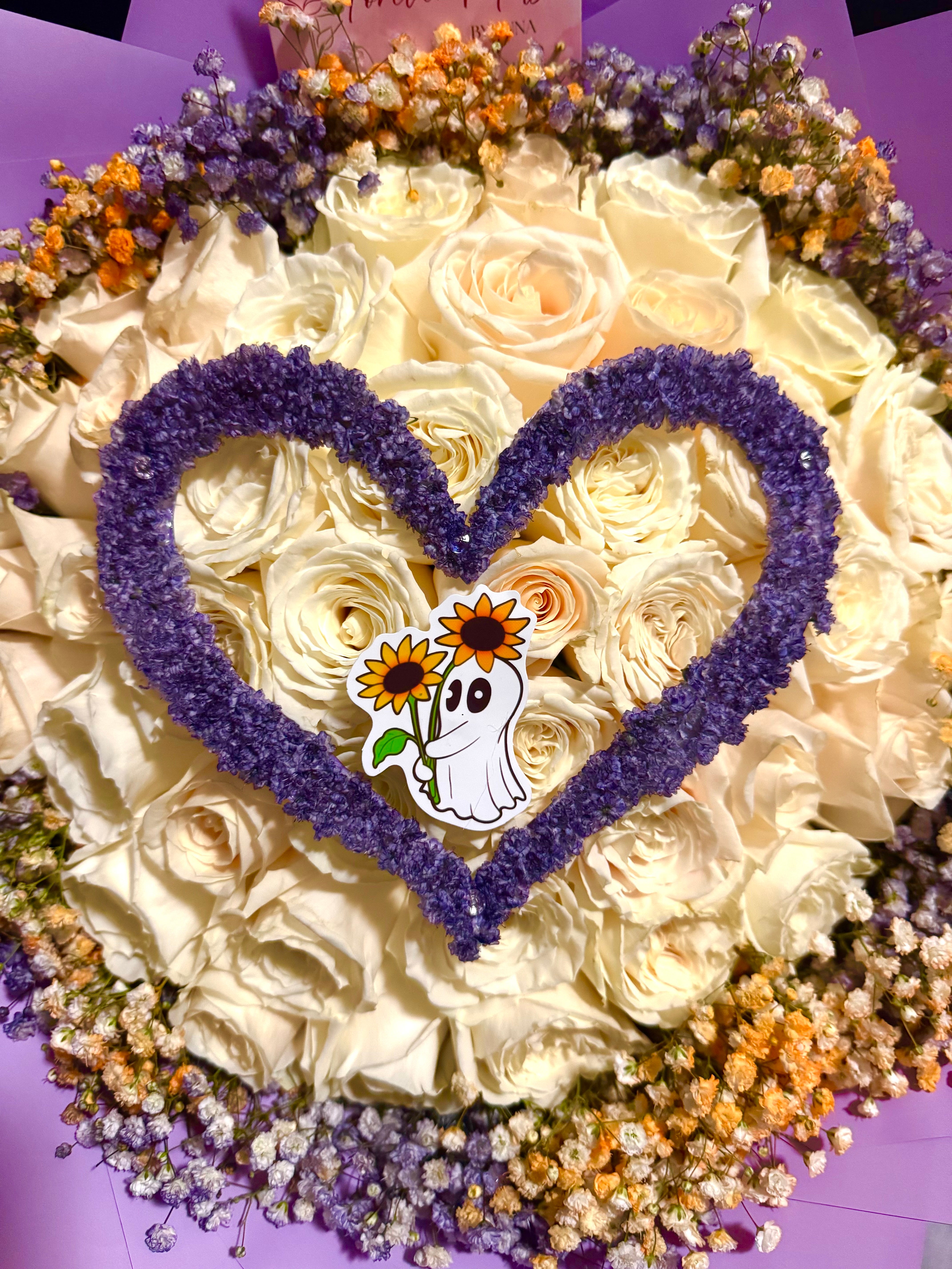 Gorgeous Purple and Orange Bouquet