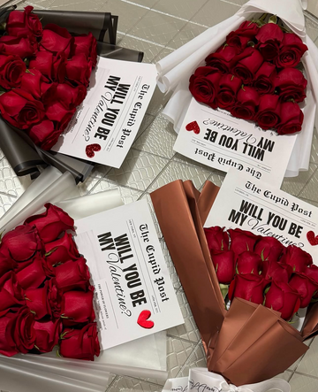1 Dozen Roses Valentines Arrangement