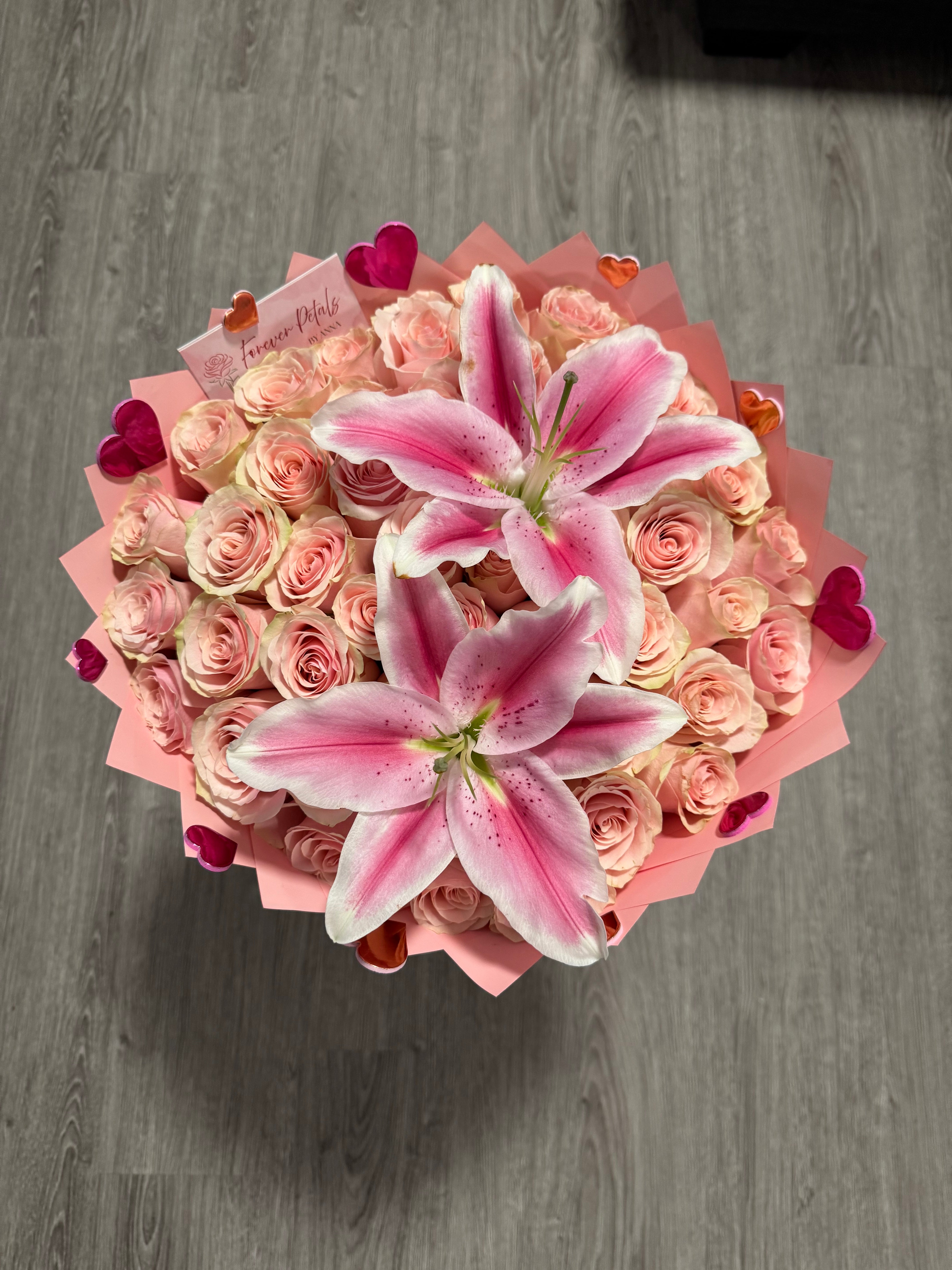 Heart Me Pretty Pink Bouquet