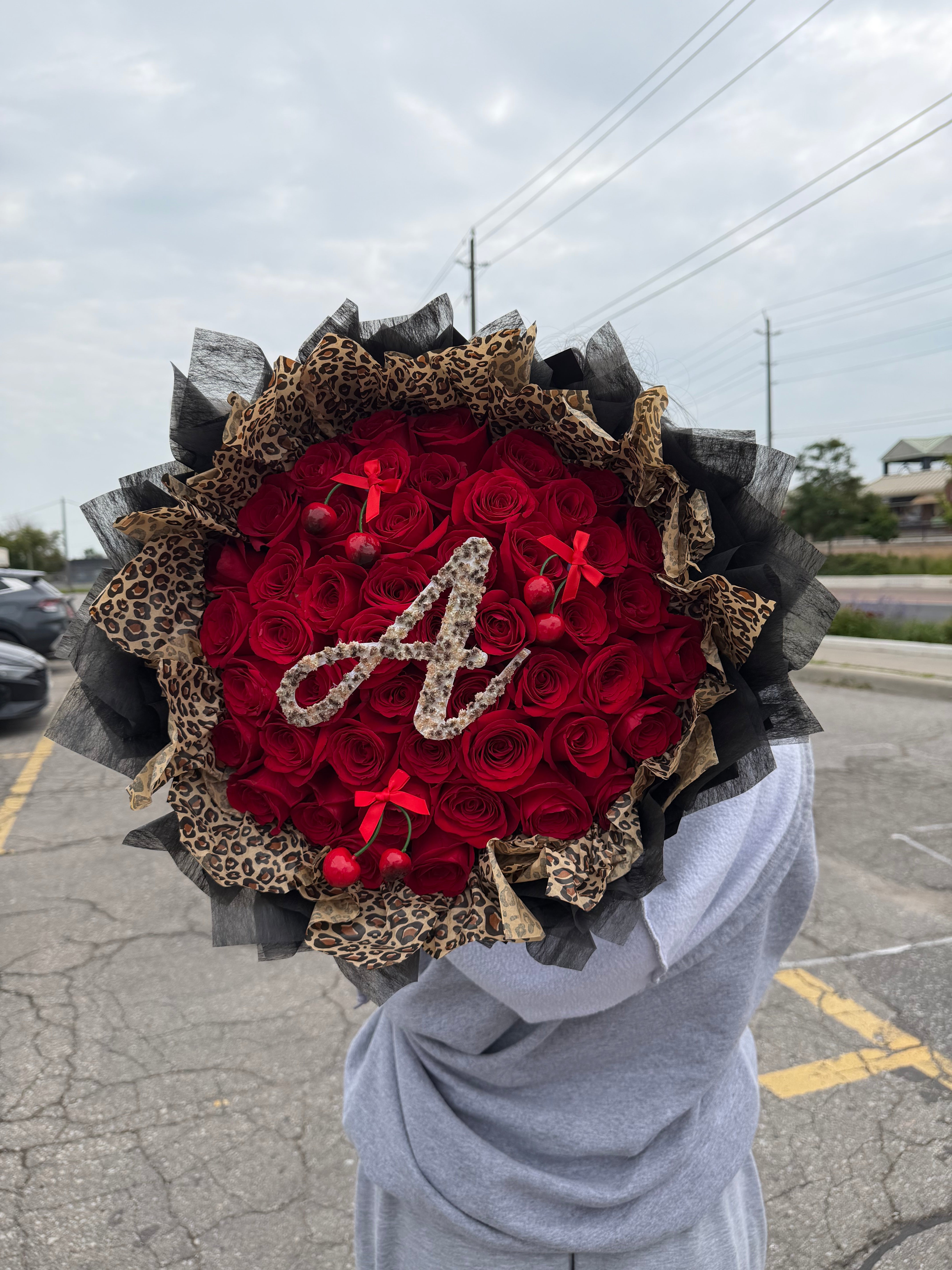 Cheetah Print Lover Bouquet 🐆🍒