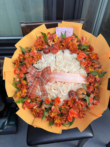 Orange Fall themed Bouquet