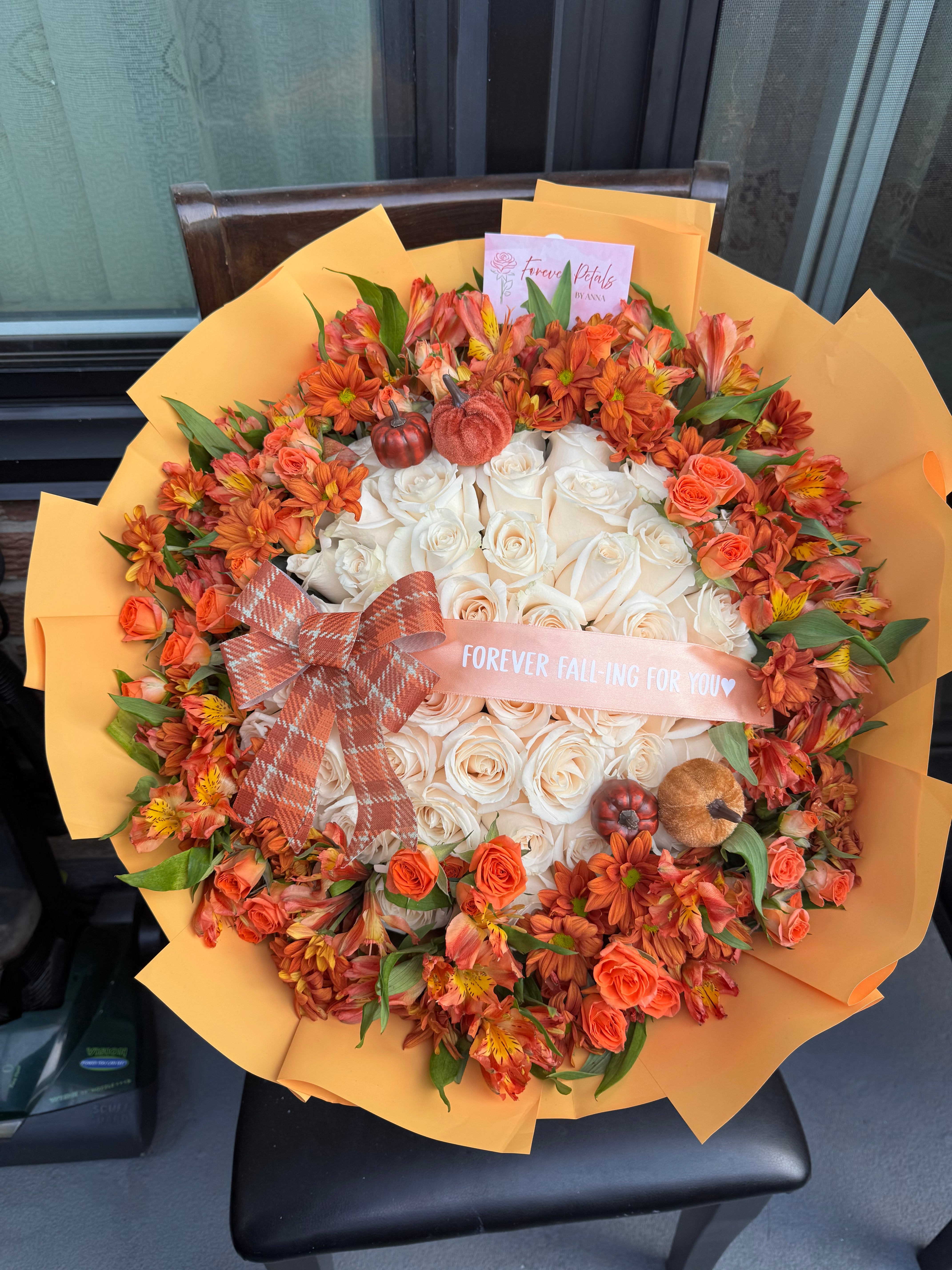 Orange Fall themed Bouquet