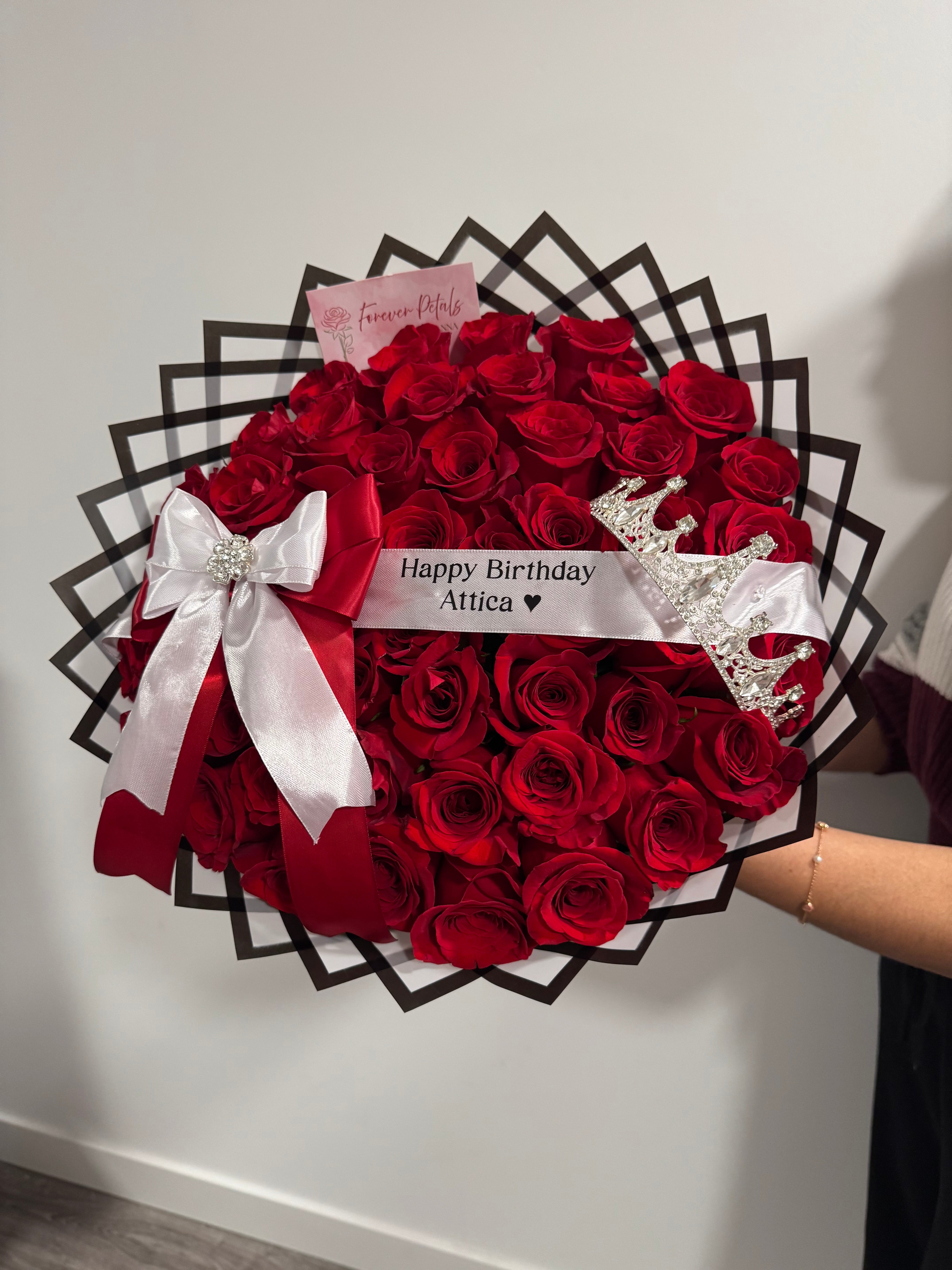 Crowned by Love Bouquet 🌹