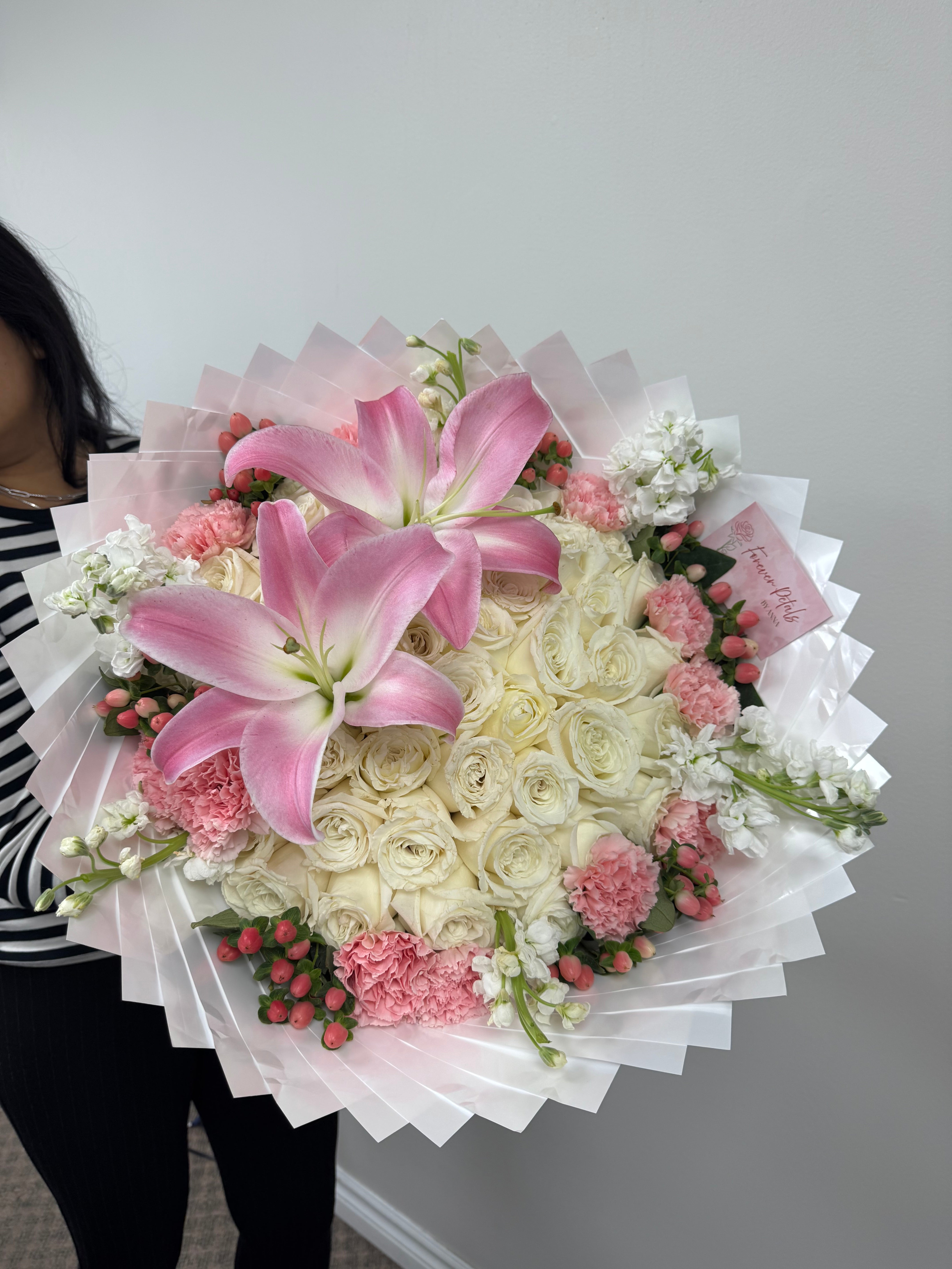 White & Pink Dreamy Bouquet