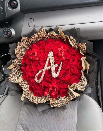 Cheetah Print Lover Bouquet 🐆🍒