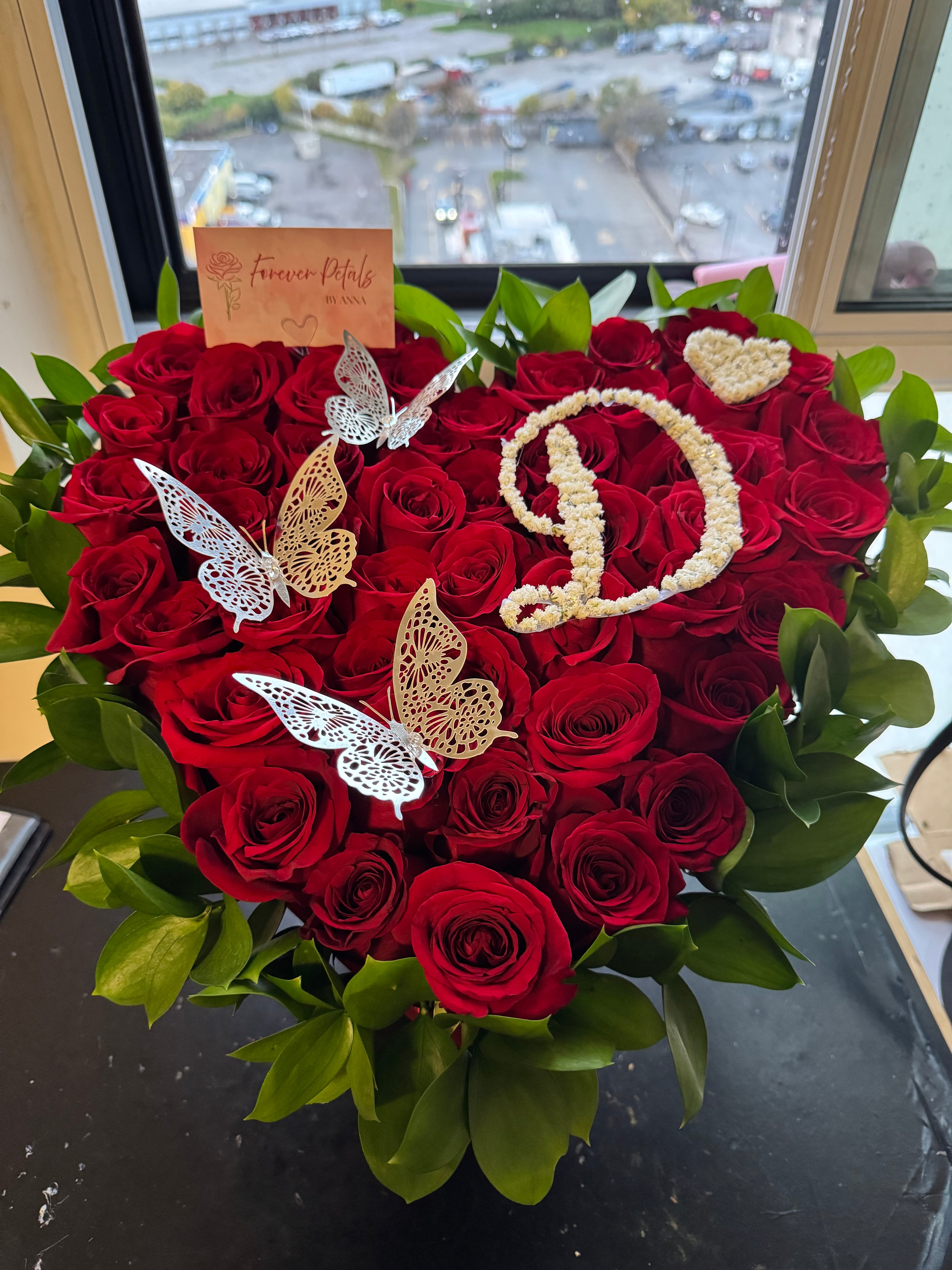 Standing Heart Arrangement