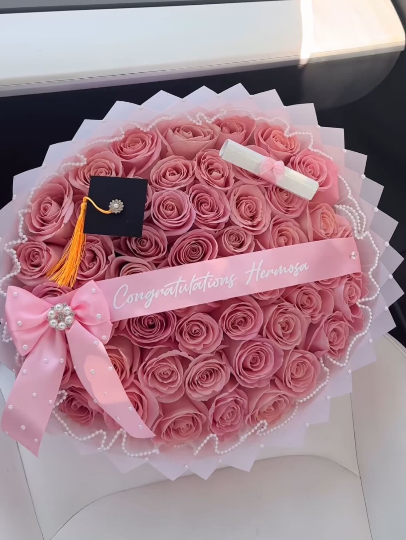 Pretty Pink Congrats Bouquet 💗