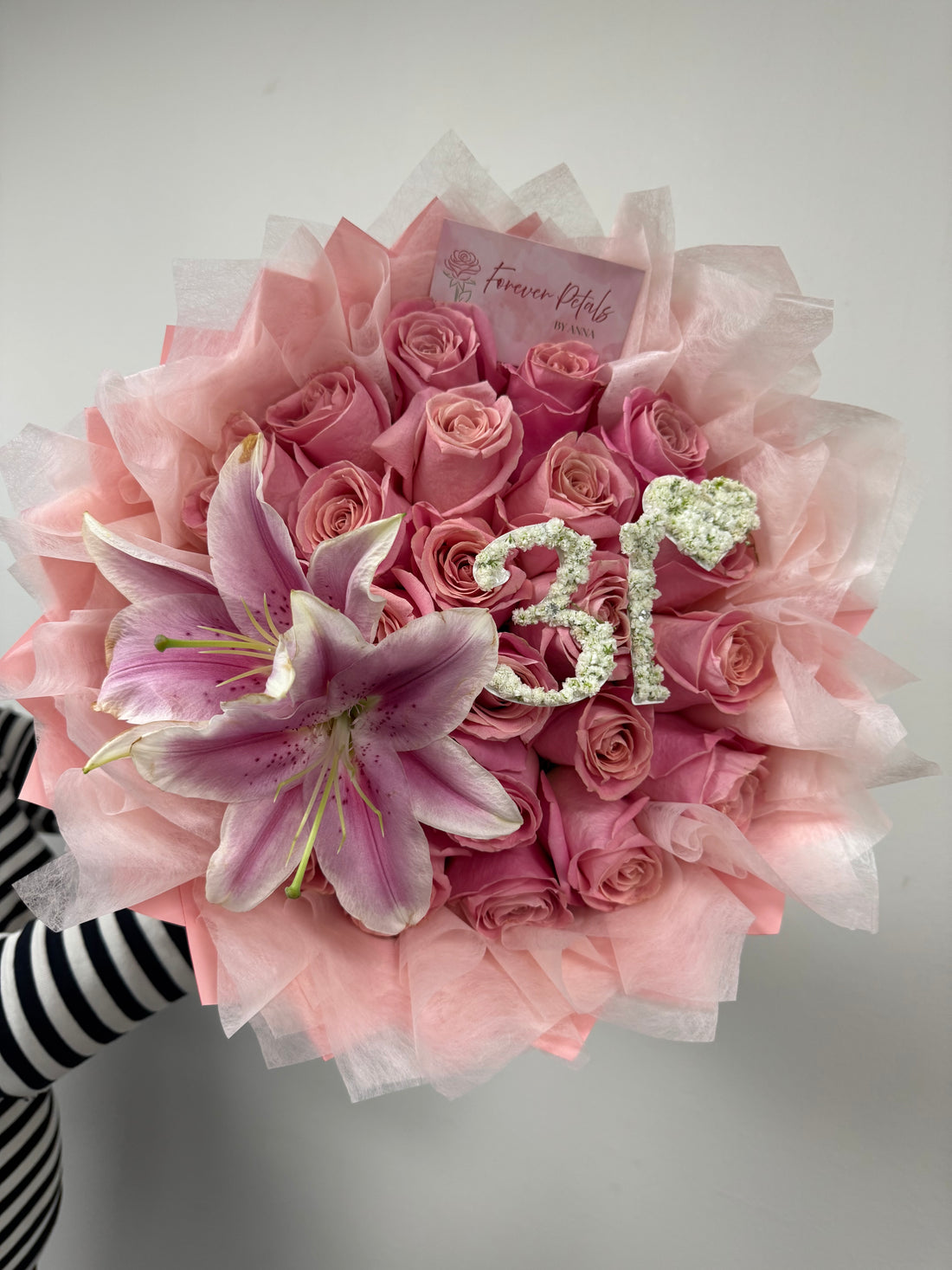 25 Count Pretty Pink bouquet