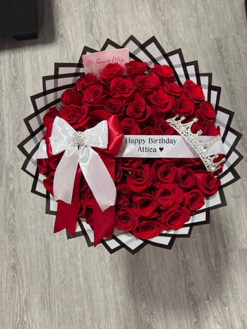Crowned by Love Bouquet 🌹