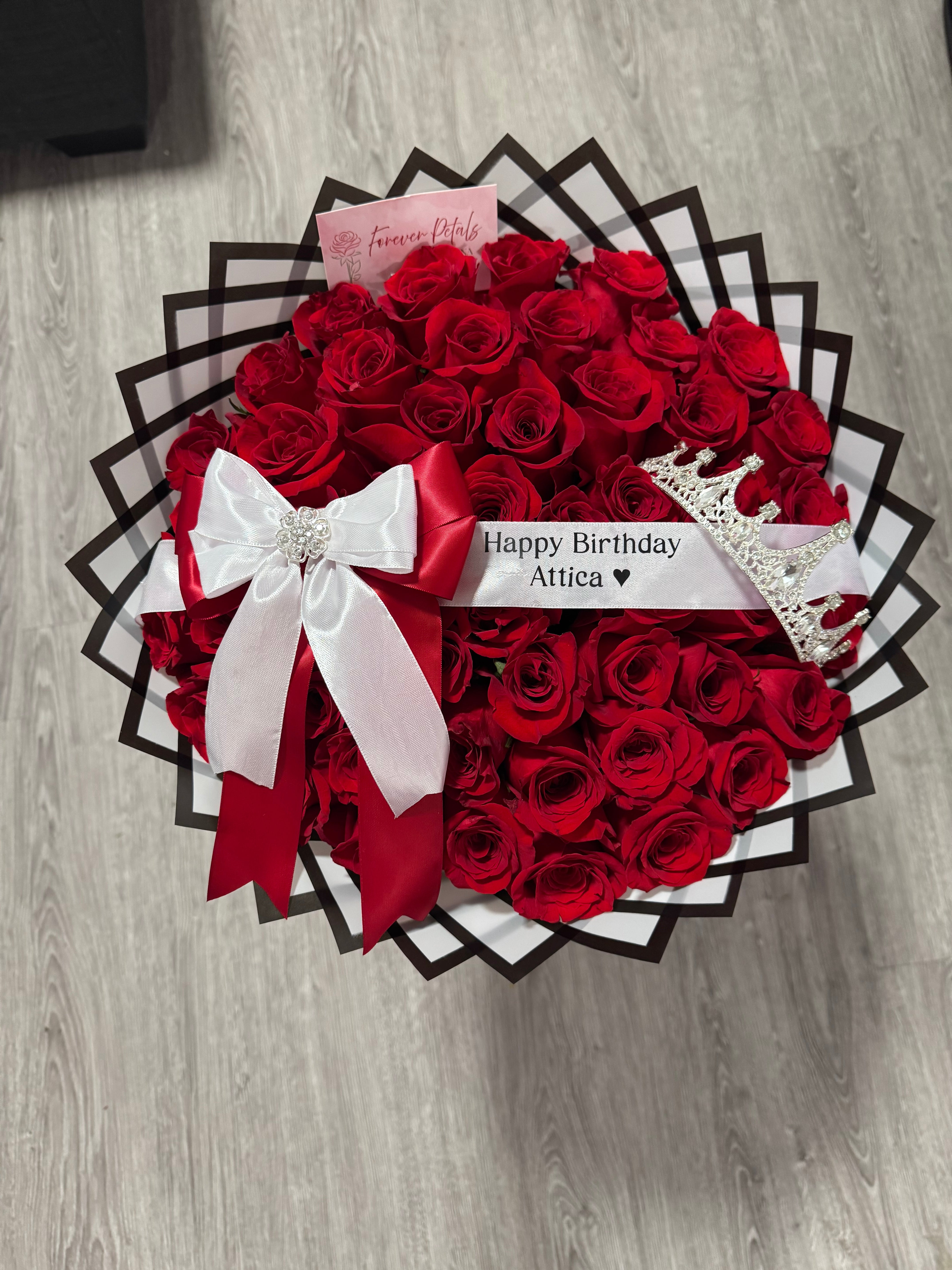 Crowned by Love Bouquet 🌹