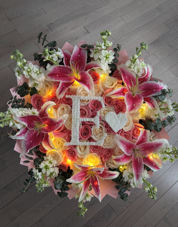 Light Me Up Lilies Bouquet 💐
