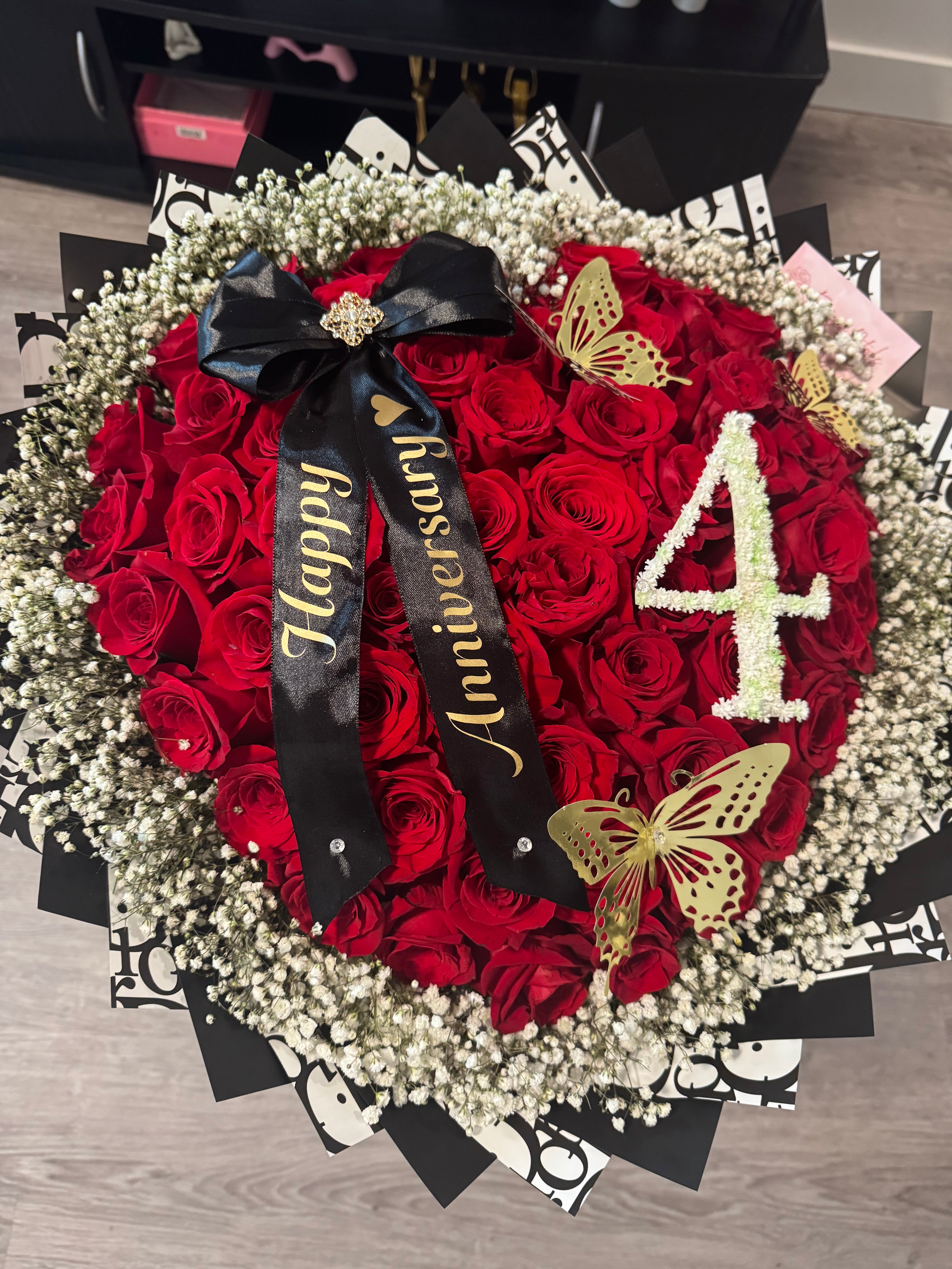 Cloud Rim Heart Bouquet🌹