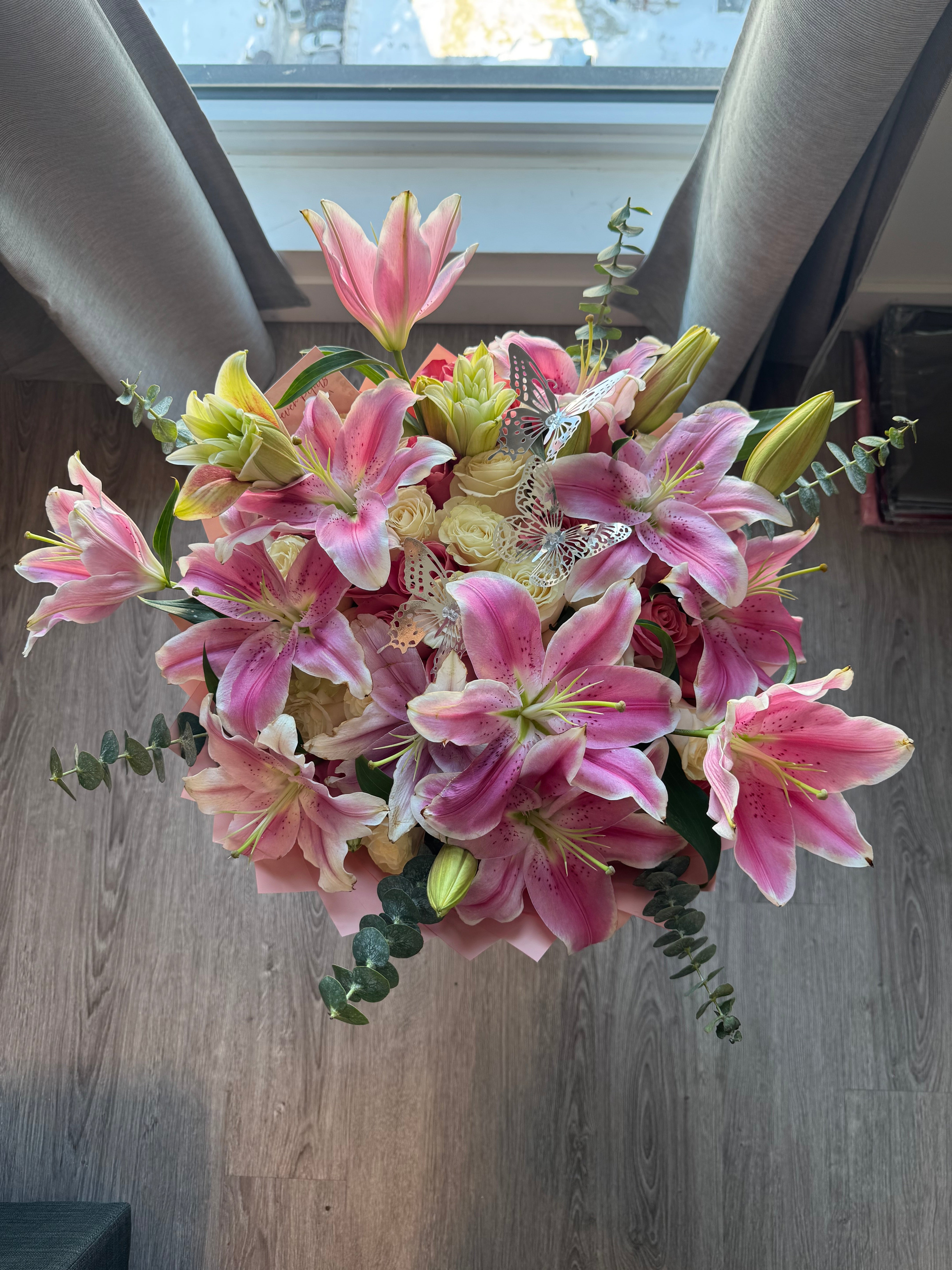 Prettiest Pink Lilies Bouquet💐