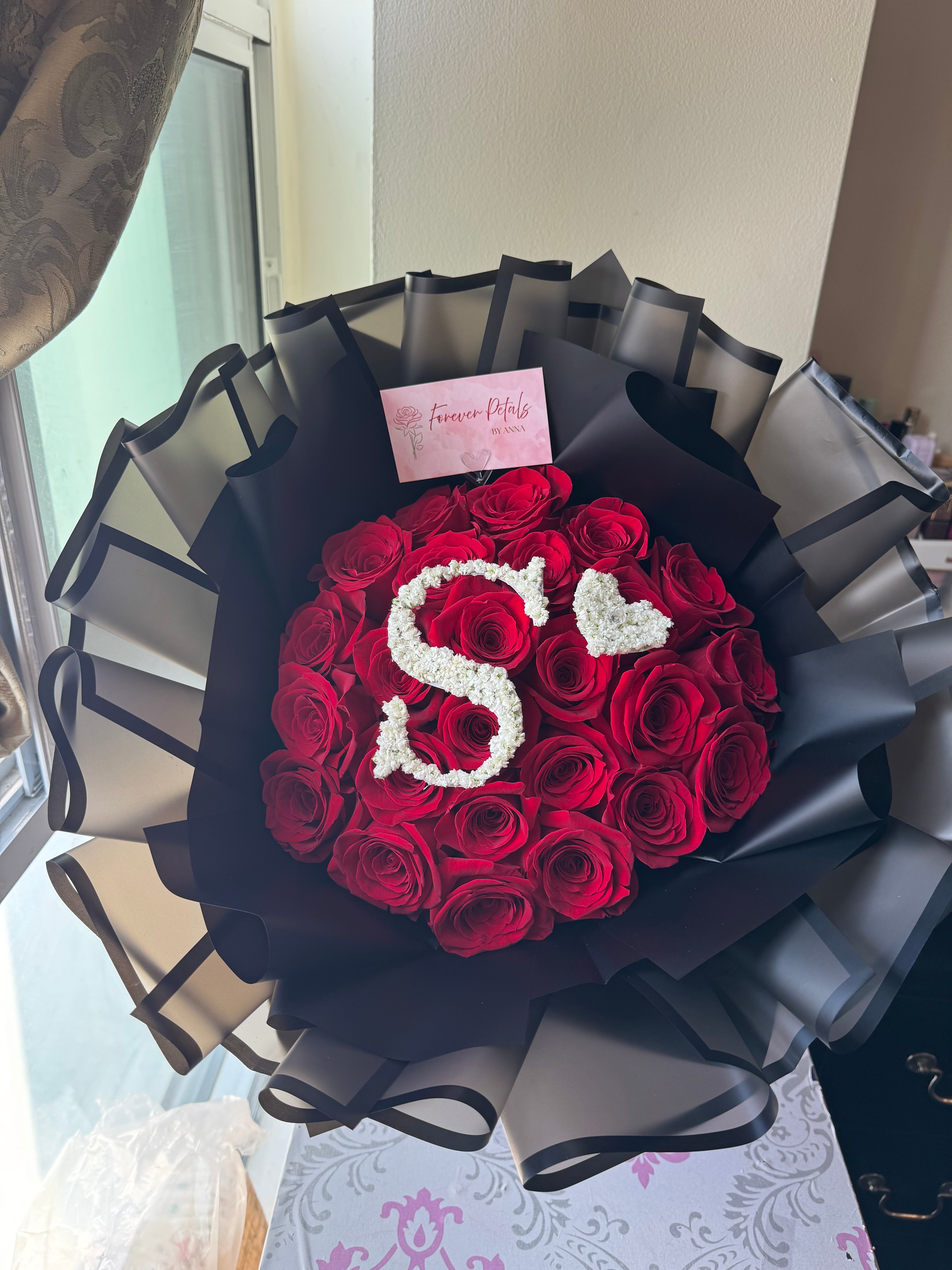 Classic Initial Bouquet 🌹