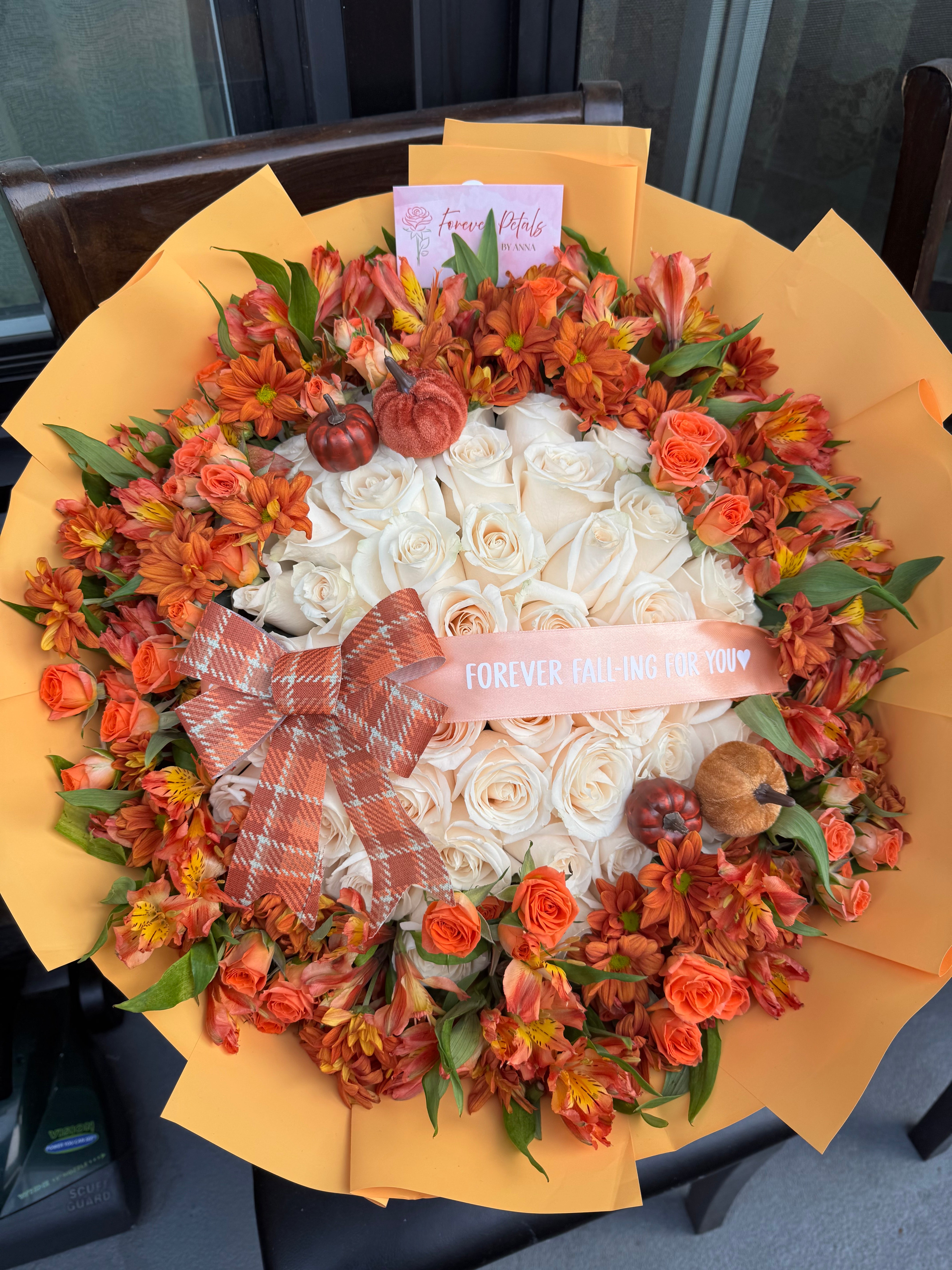 Orange Fall themed Bouquet