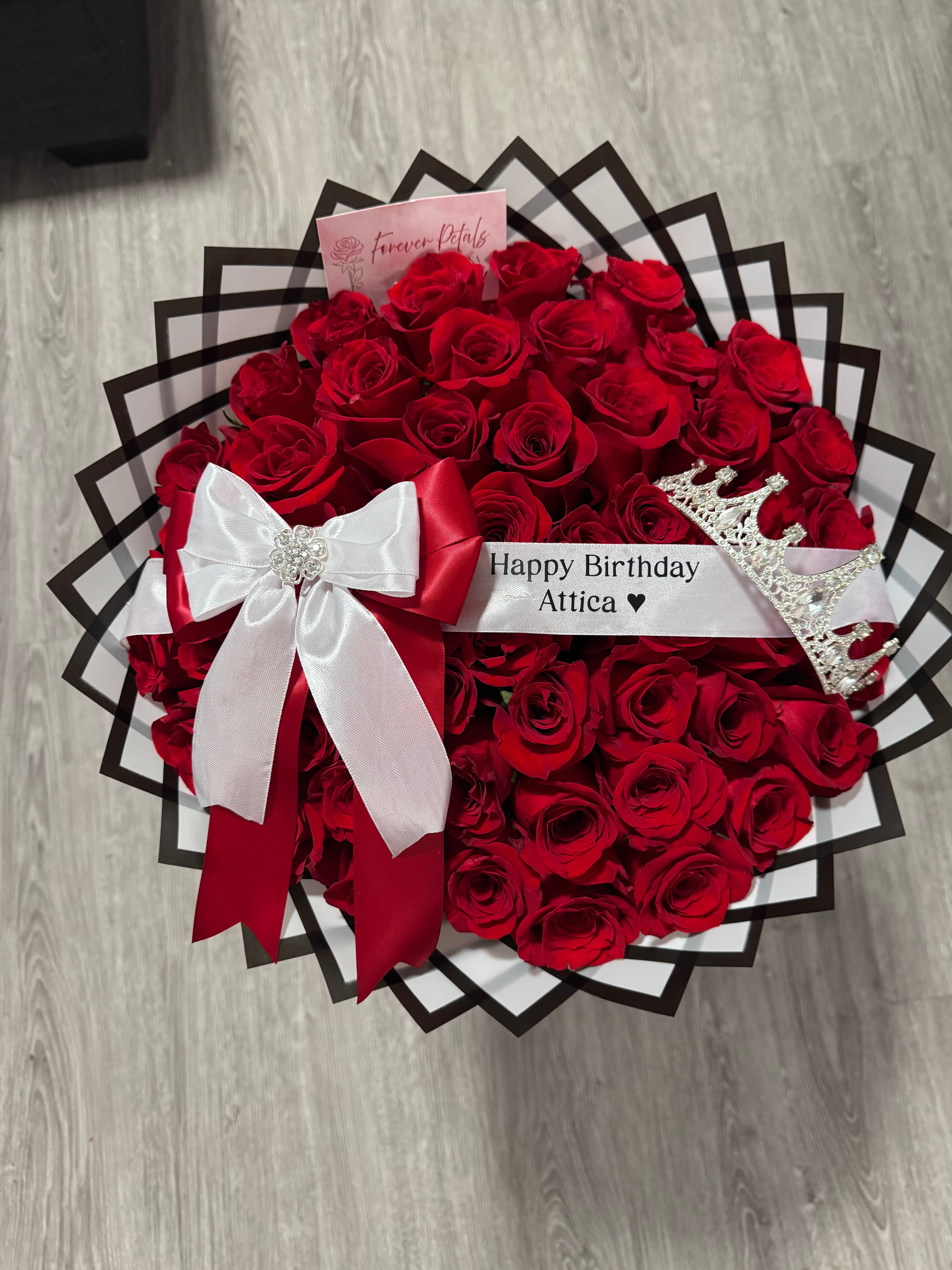 Crowned by Love Bouquet 🌹