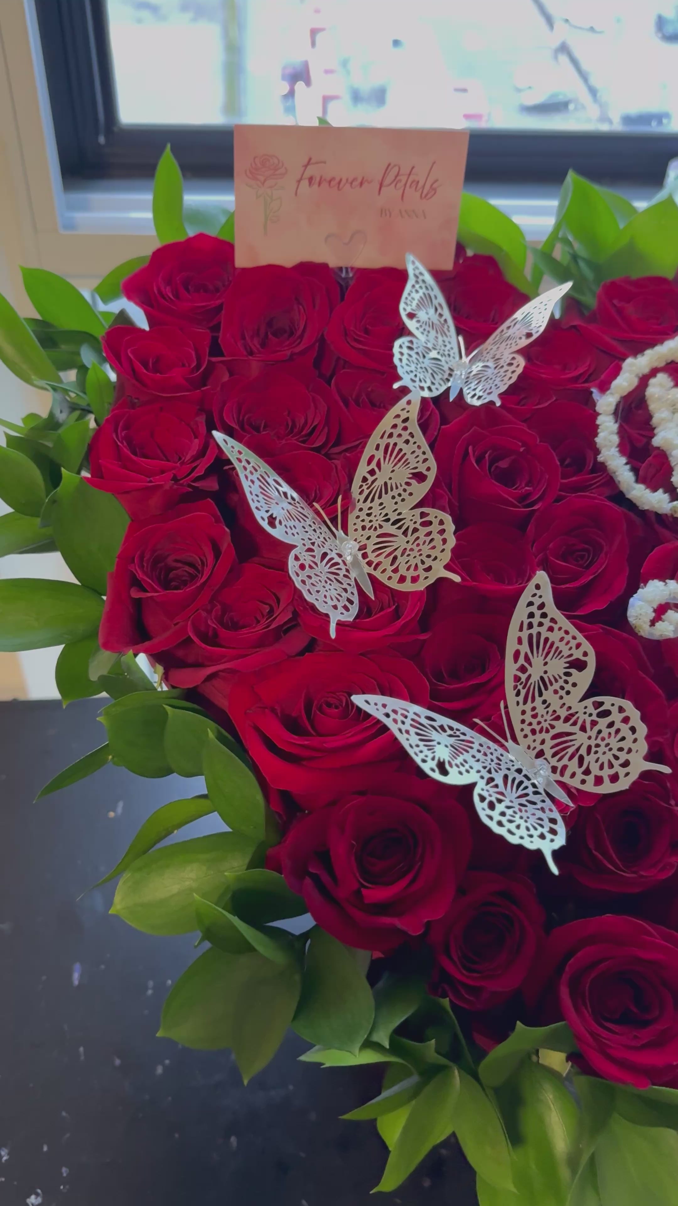 Standing Heart Arrangement